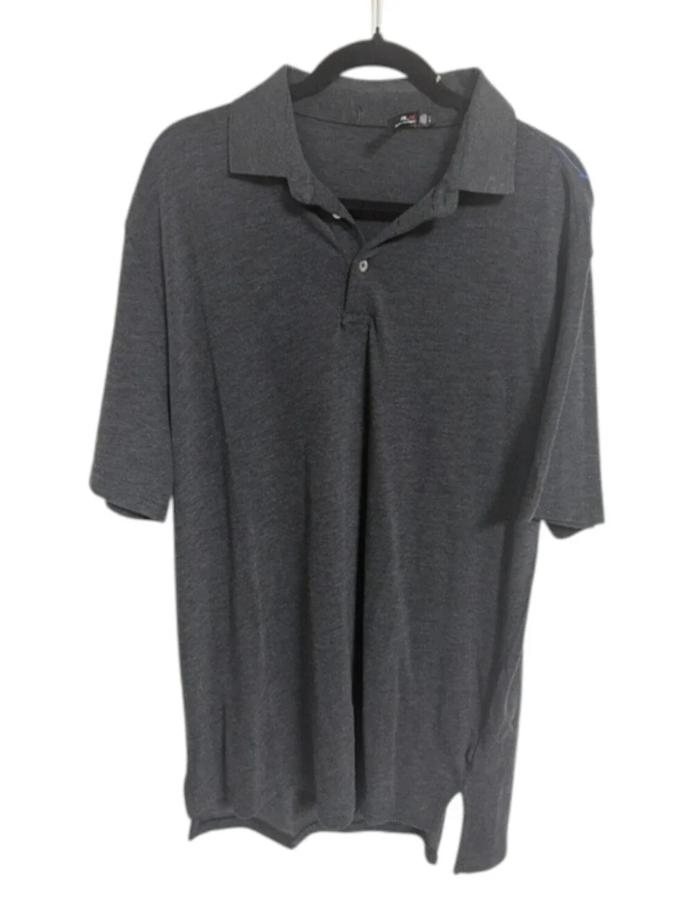 RLX Ralph Lauren Men's Dark Gray Polo Shirt Large Luxury Preppy Boutique